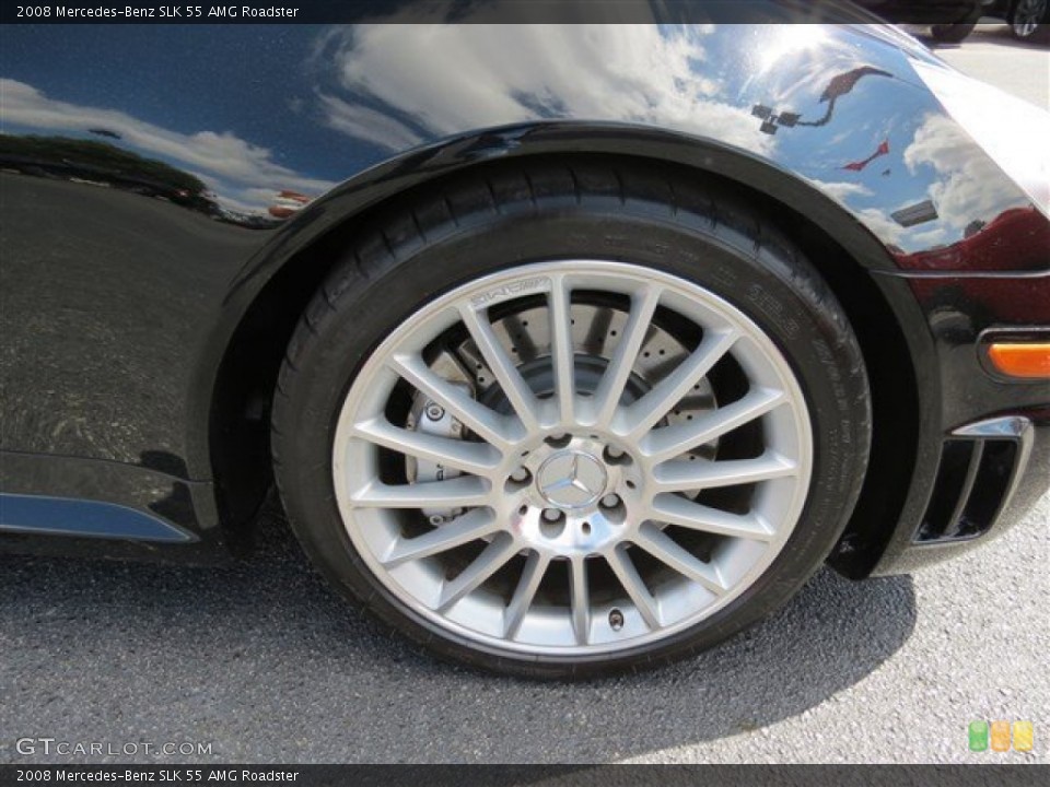 2008 Mercedes-Benz SLK 55 AMG Roadster Wheel and Tire Photo #86512741