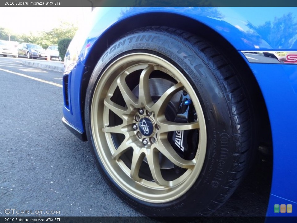 2010 Subaru Impreza WRX STi Wheel and Tire Photo #86513545