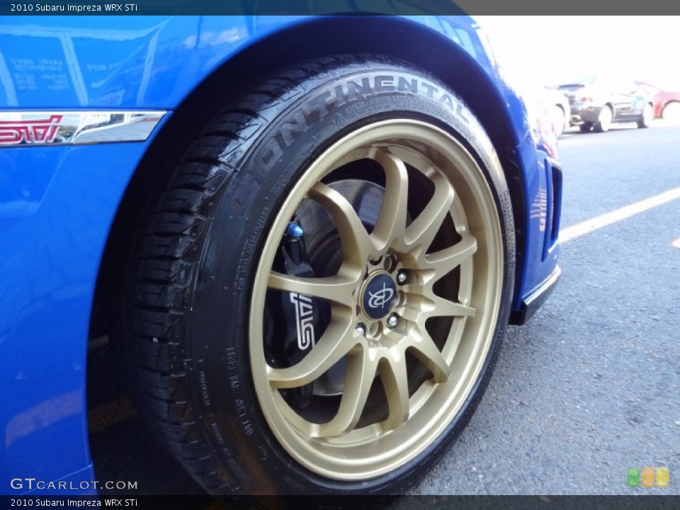 2010 Subaru Impreza WRX STi Wheel and Tire Photo #86513622