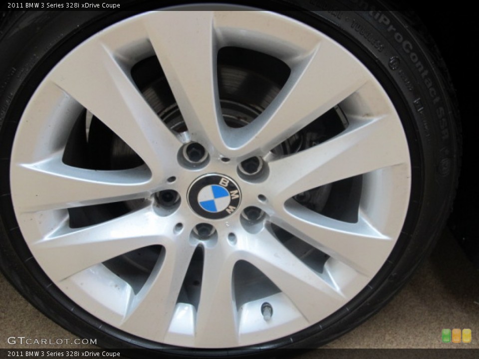 2011 BMW 3 Series 328i xDrive Coupe Wheel and Tire Photo #86516692