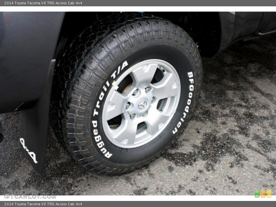 2014 Toyota Tacoma V6 TRD Access Cab 4x4 Wheel and Tire Photo #86525281