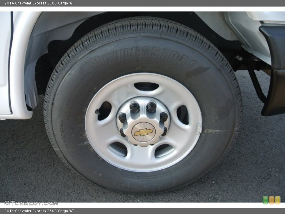 2014 Chevrolet Express 2500 Cargo WT Wheel and Tire Photo #86529017