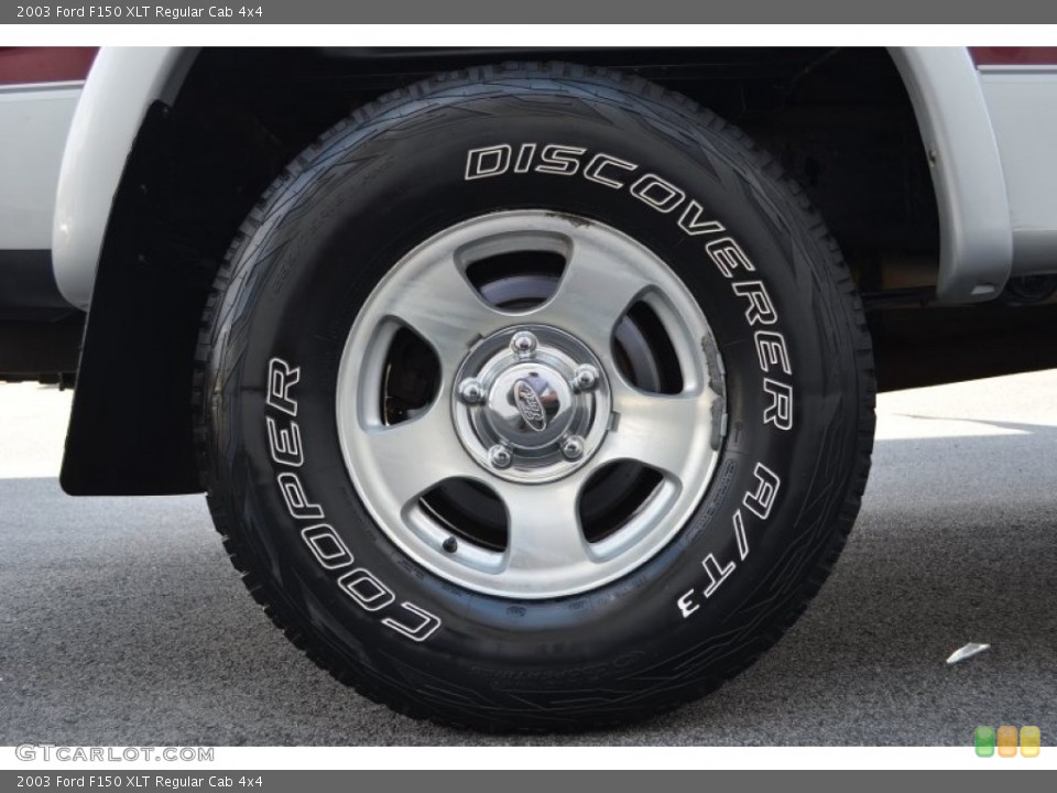 2003 Ford F150 XLT Regular Cab 4x4 Wheel and Tire Photo #86532405