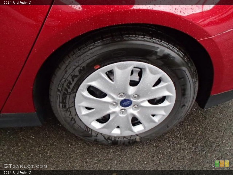 2014 Ford Fusion S Wheel and Tire Photo #86538024