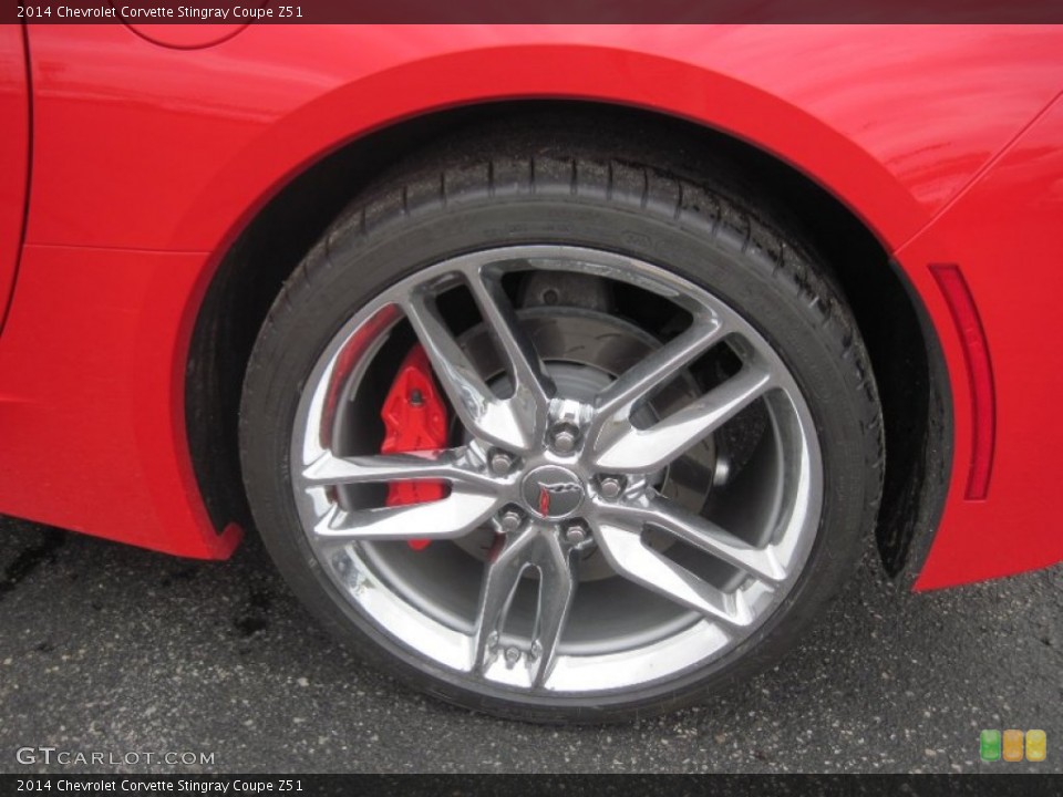 2014 Chevrolet Corvette Stingray Coupe Z51 Wheel and Tire Photo #86540022