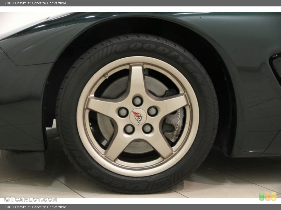 2000 Chevrolet Corvette Convertible Wheel and Tire Photo #86545247