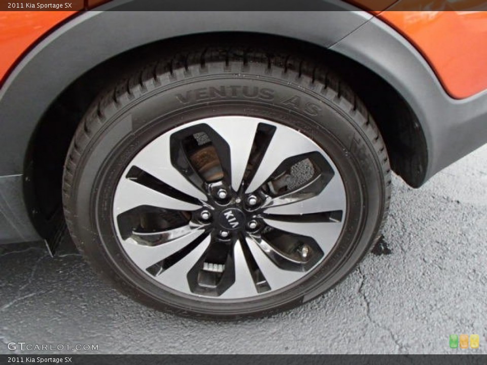 2011 Kia Sportage SX Wheel and Tire Photo #86548155