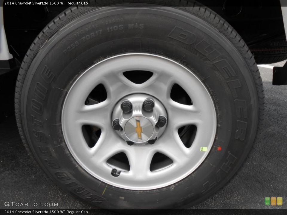2014 Chevrolet Silverado 1500 WT Regular Cab Wheel and Tire Photo #86561142