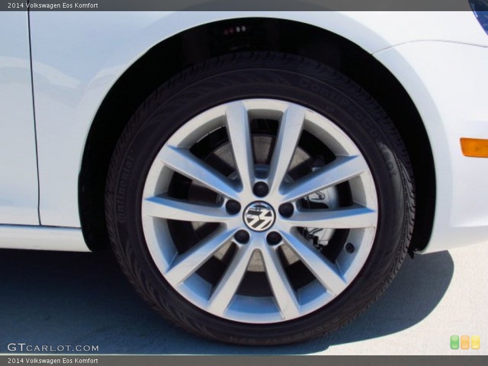 2014 Volkswagen Eos Komfort Wheel and Tire Photo #86561697