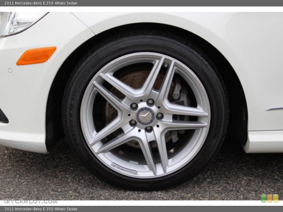 2011 Mercedes-Benz E 350 4Matic Sedan Wheel and Tire Photo #86573706