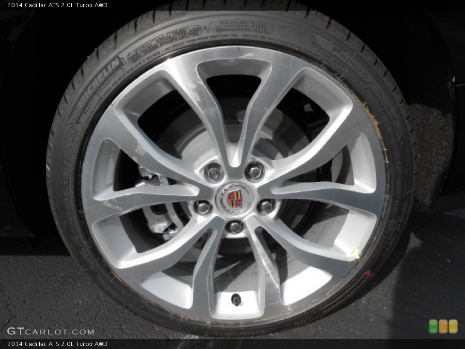 2014 Cadillac ATS 2.0L Turbo AWD Wheel and Tire Photo #86577606