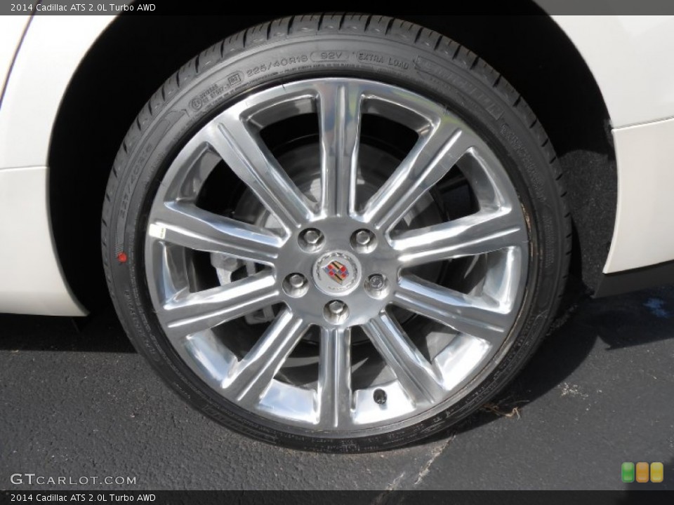 2014 Cadillac ATS 2.0L Turbo AWD Wheel and Tire Photo #86578758