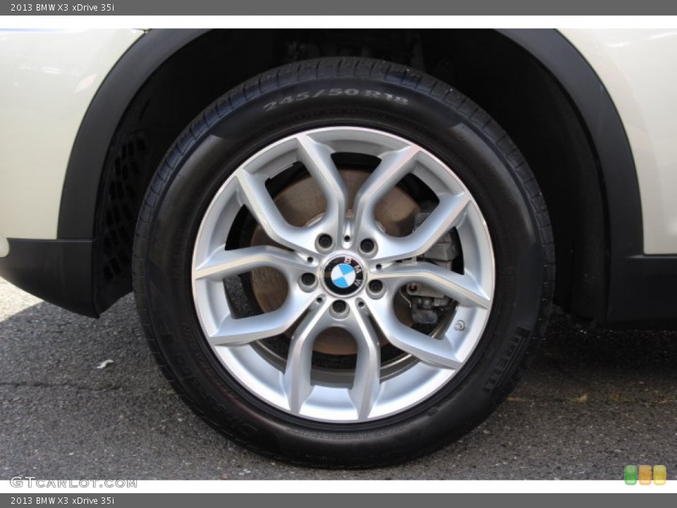 2013 BMW X3 xDrive 35i Wheel and Tire Photo #86579645