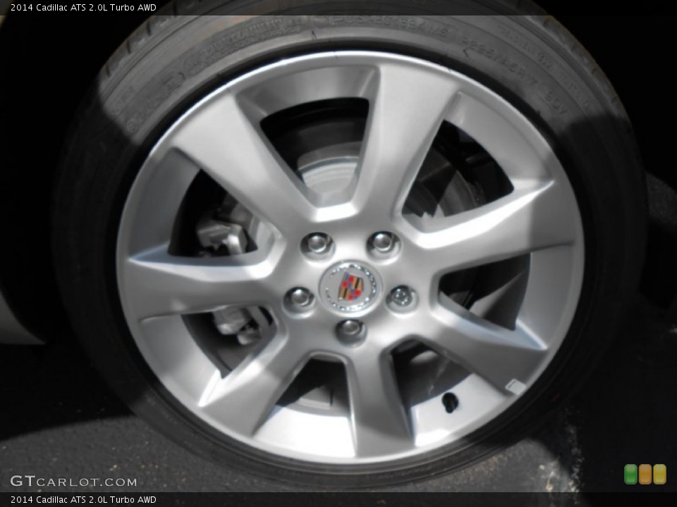 2014 Cadillac ATS 2.0L Turbo AWD Wheel and Tire Photo #86580258