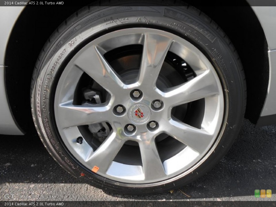 2014 Cadillac ATS 2.0L Turbo AWD Wheel and Tire Photo #86581044