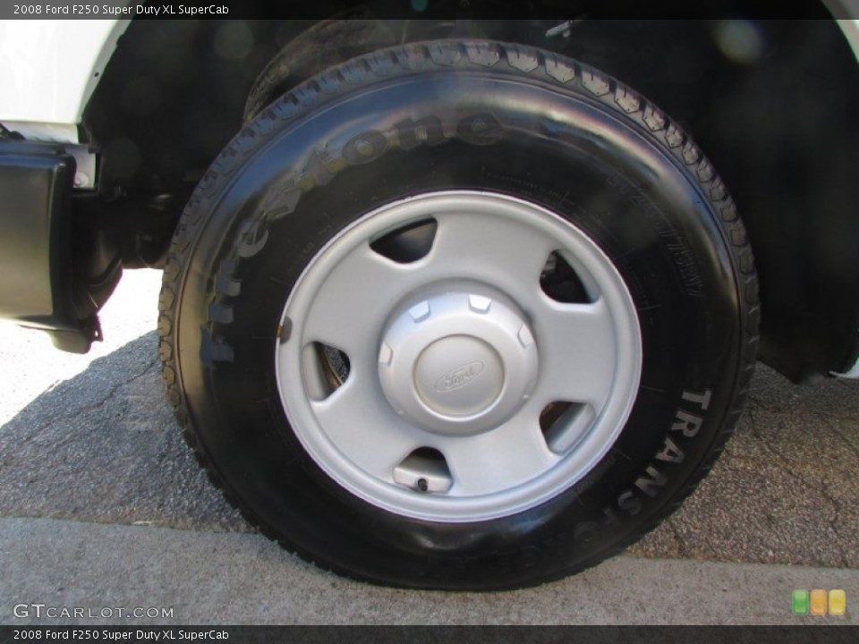 2008 Ford F250 Super Duty XL SuperCab Wheel and Tire Photo #86617495
