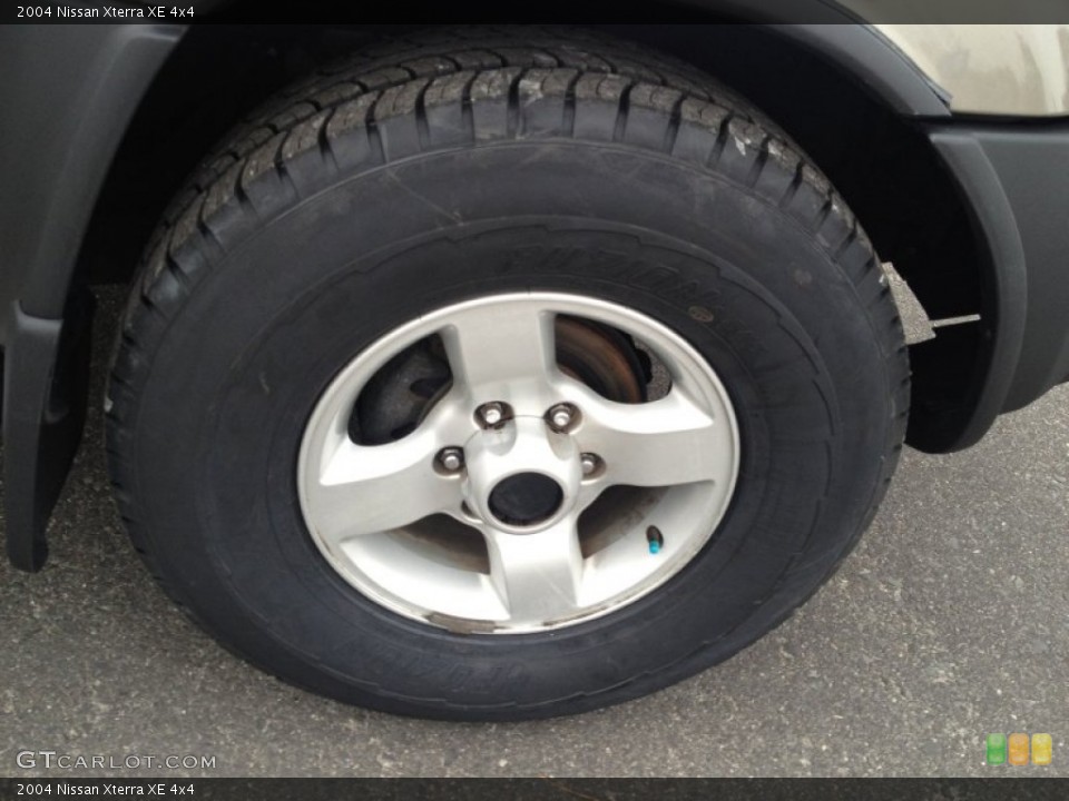 2004 Nissan Xterra XE 4x4 Wheel and Tire Photo #86626165