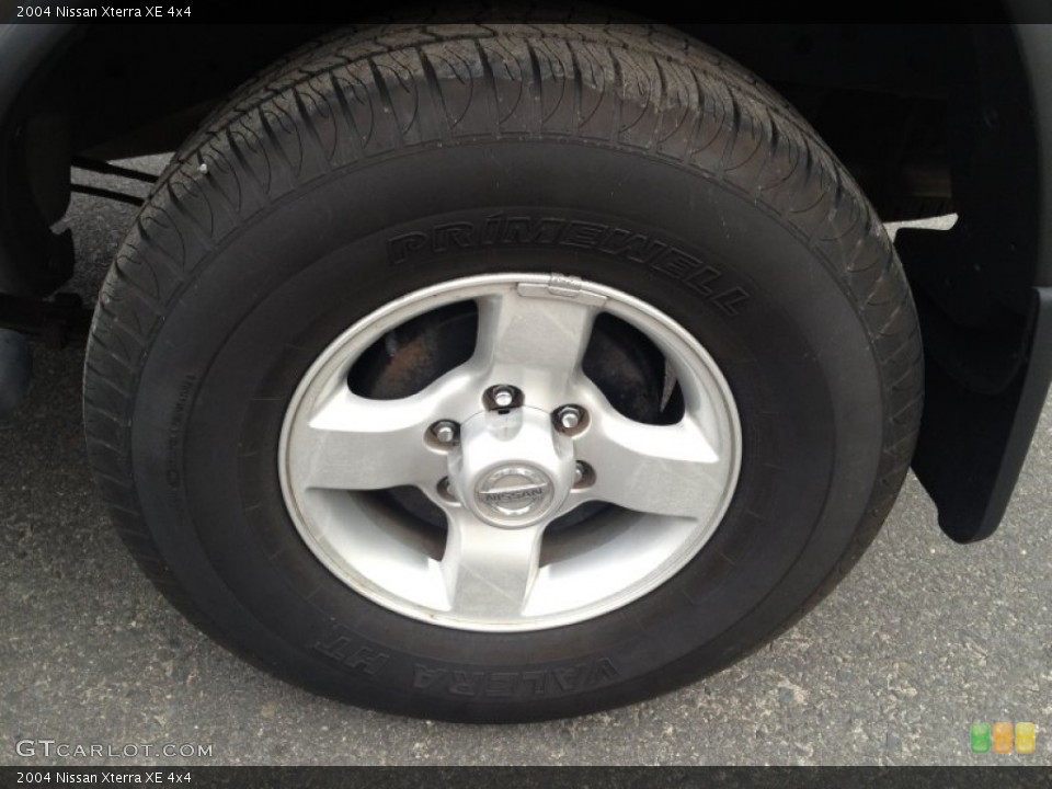 2004 Nissan Xterra XE 4x4 Wheel and Tire Photo #86626384