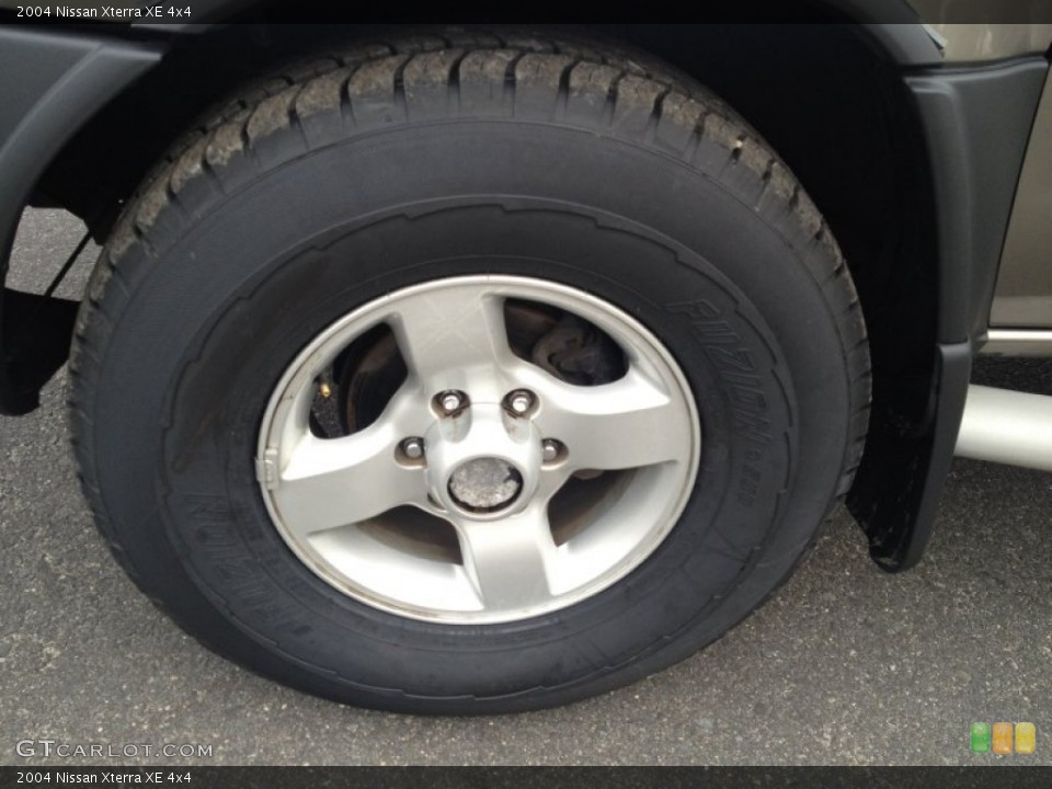 2004 Nissan Xterra XE 4x4 Wheel and Tire Photo #86626410