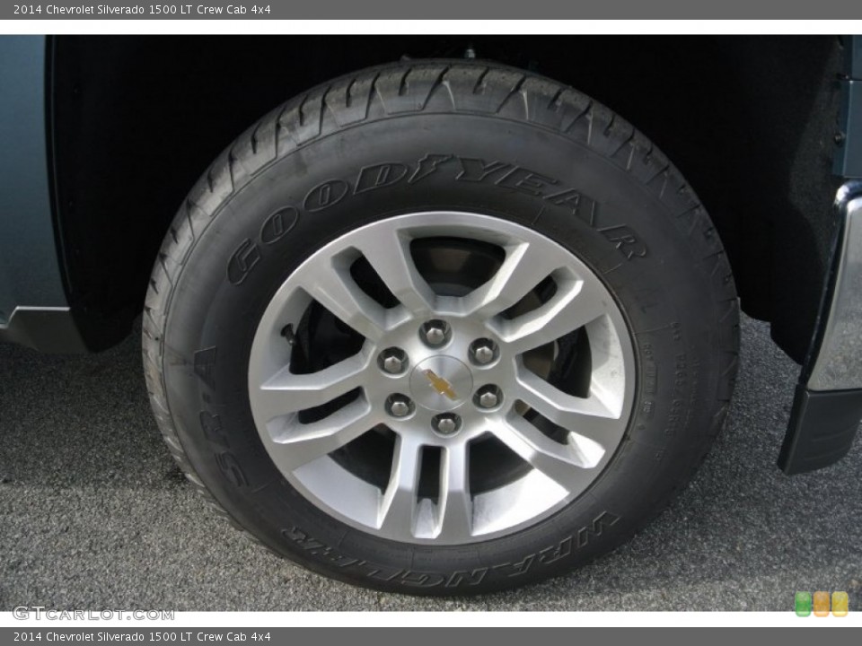 2014 Chevrolet Silverado 1500 LT Crew Cab 4x4 Wheel and Tire Photo #86640887