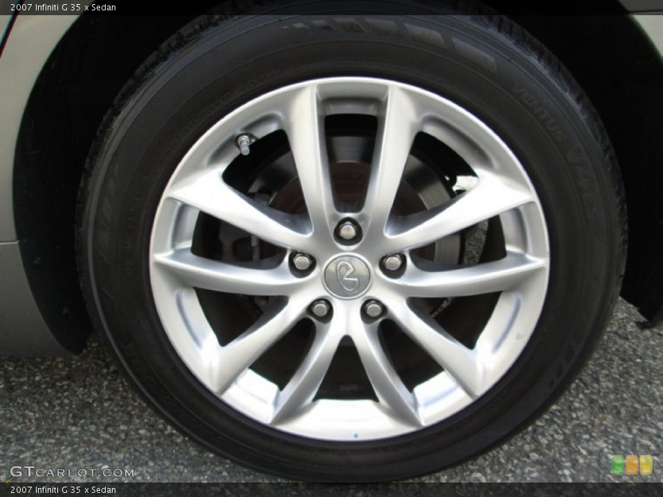 2007 Infiniti G 35 x Sedan Wheel and Tire Photo #86655142