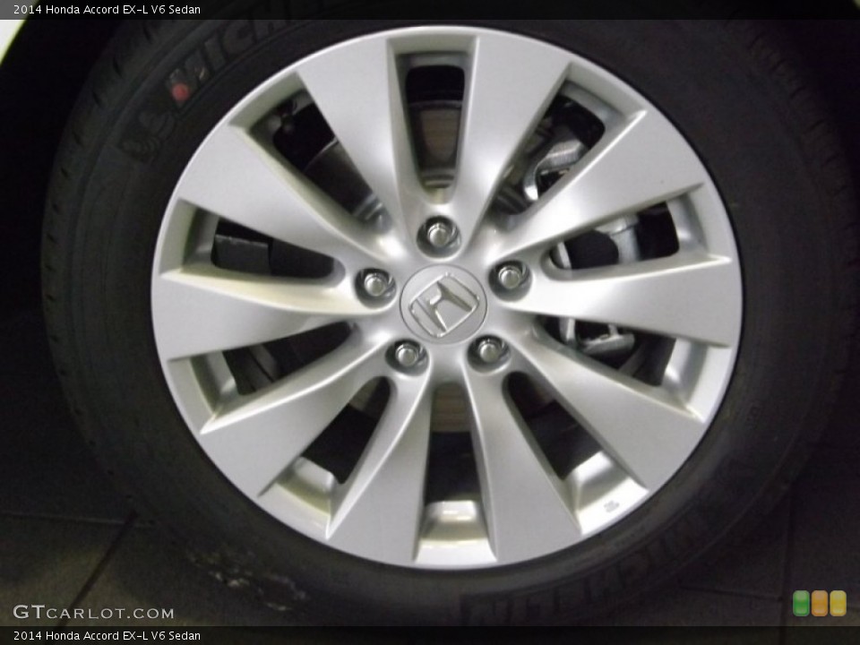2014 Honda Accord EX-L V6 Sedan Wheel and Tire Photo #86679477
