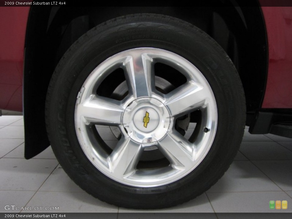 2009 Chevrolet Suburban LTZ 4x4 Wheel and Tire Photo #86685780