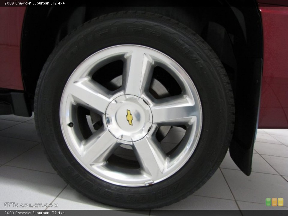 2009 Chevrolet Suburban LTZ 4x4 Wheel and Tire Photo #86685807