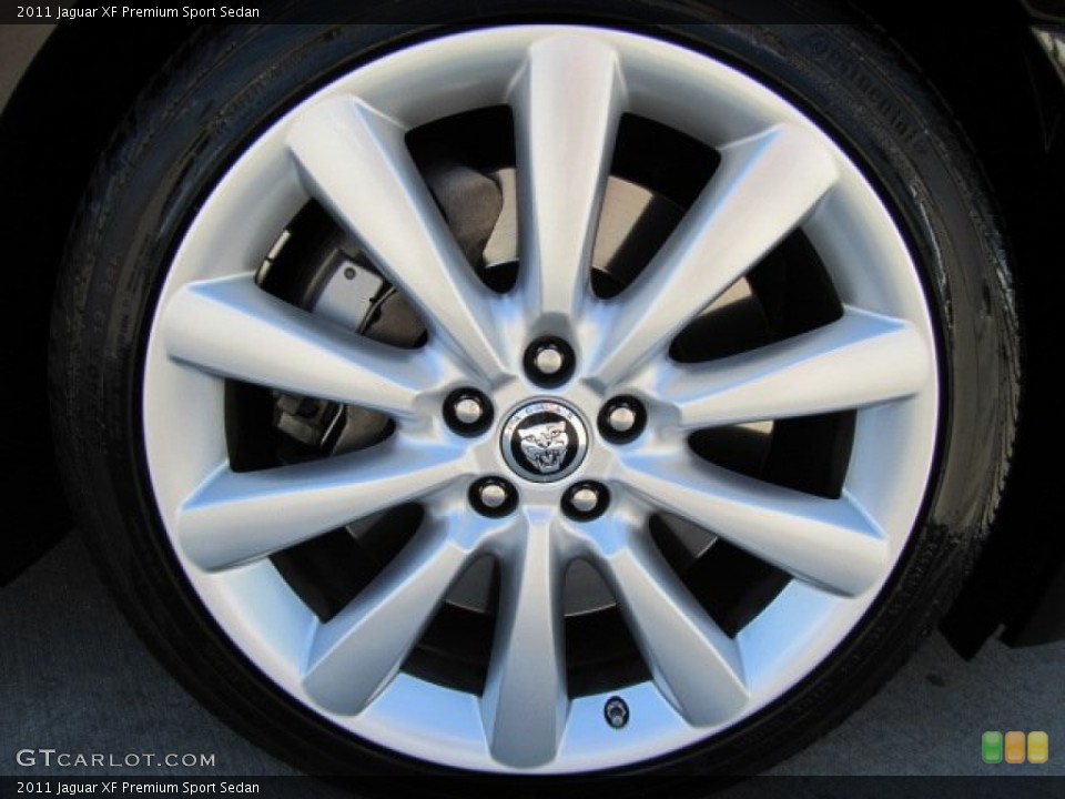2011 Jaguar XF Premium Sport Sedan Wheel and Tire Photo #86696960