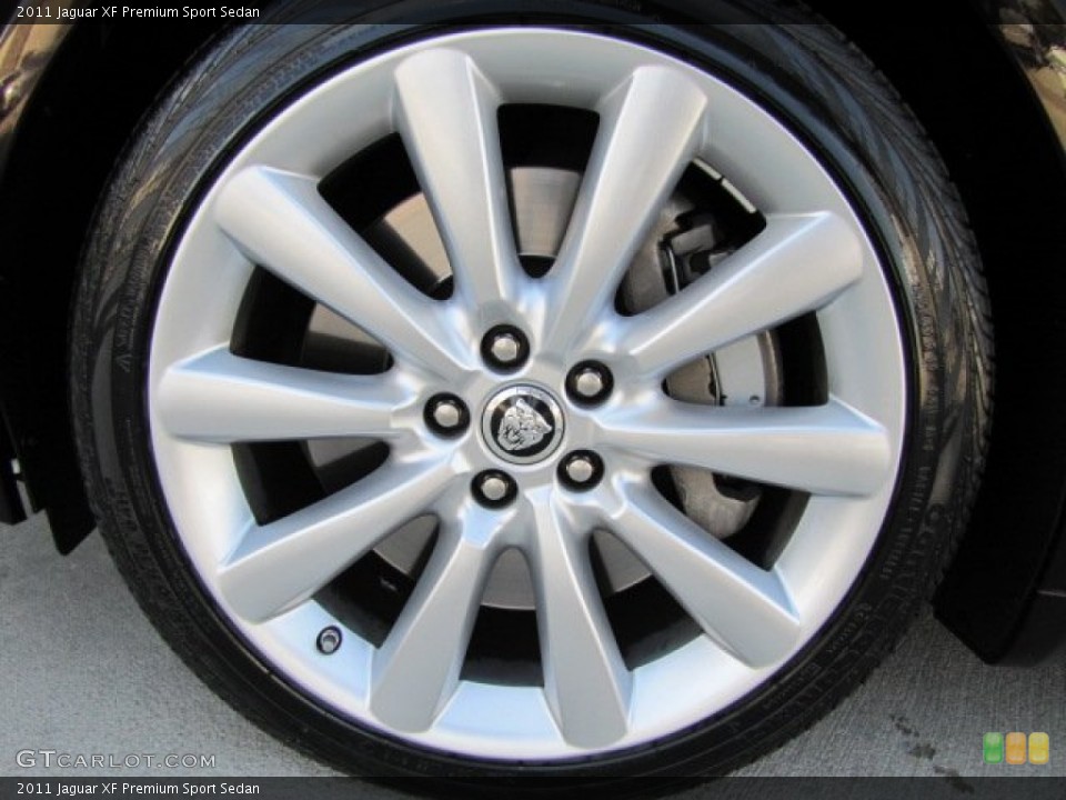 2011 Jaguar XF Premium Sport Sedan Wheel and Tire Photo #86696982