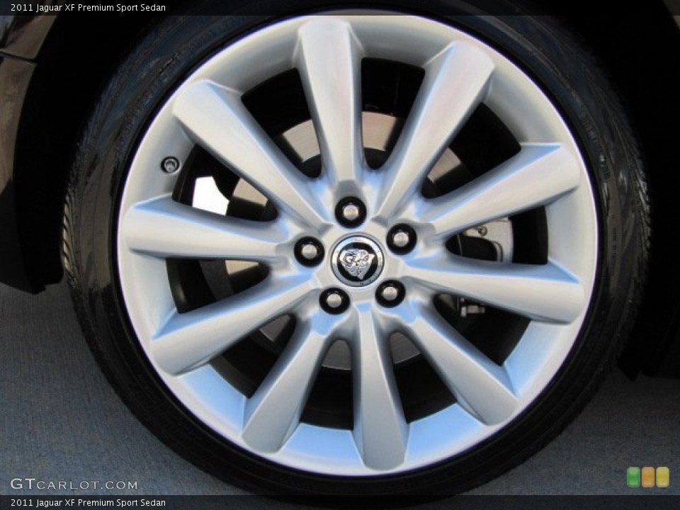 2011 Jaguar XF Premium Sport Sedan Wheel and Tire Photo #86697009
