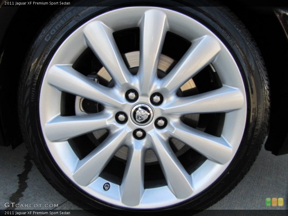 2011 Jaguar XF Premium Sport Sedan Wheel and Tire Photo #86697030