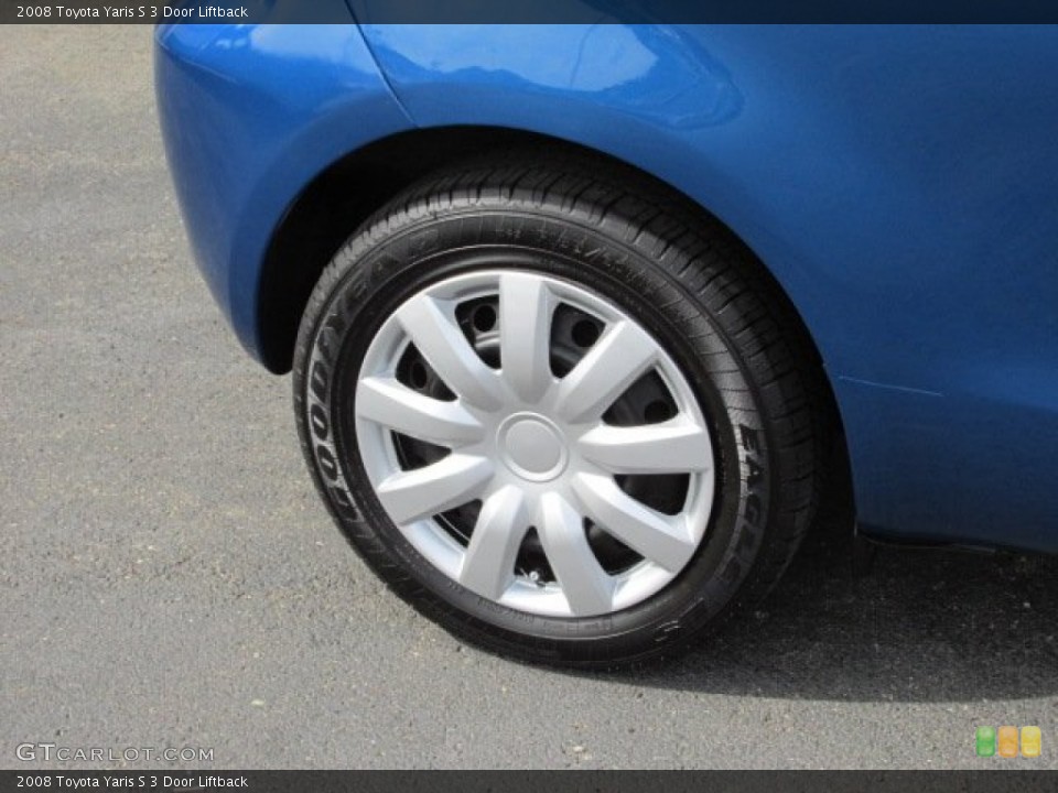 2008 Toyota Yaris S 3 Door Liftback Wheel and Tire Photo #86702553