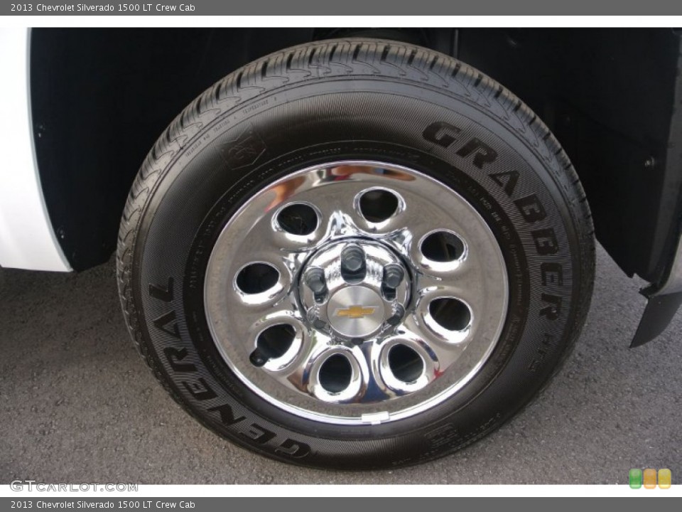 2013 Chevrolet Silverado 1500 LT Crew Cab Wheel and Tire Photo #86703093
