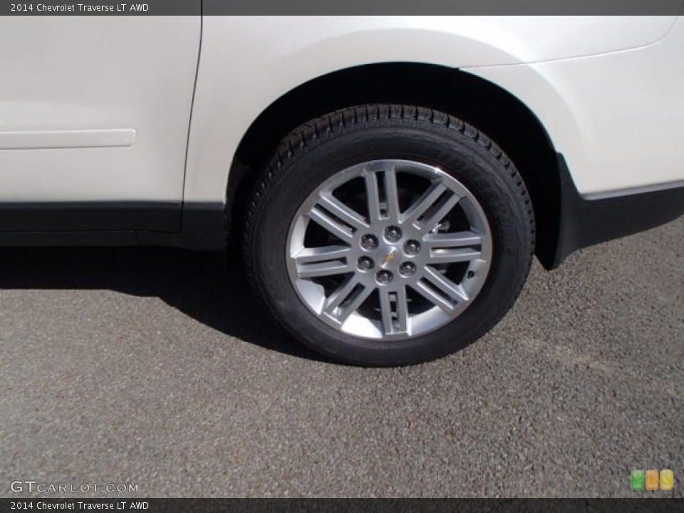 2014 Chevrolet Traverse LT AWD Wheel and Tire Photo #86706612