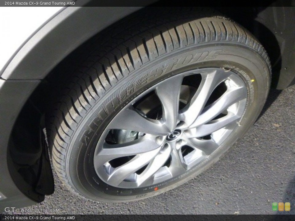 2014 Mazda CX-9 Grand Touring AWD Wheel and Tire Photo #86708190