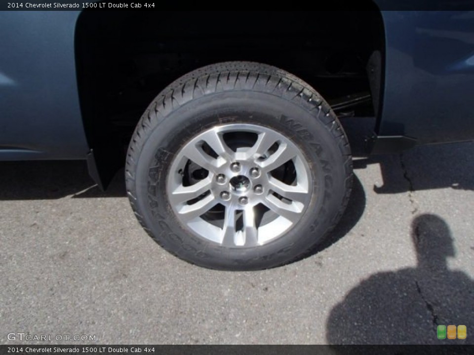 2014 Chevrolet Silverado 1500 LT Double Cab 4x4 Wheel and Tire Photo #86708523
