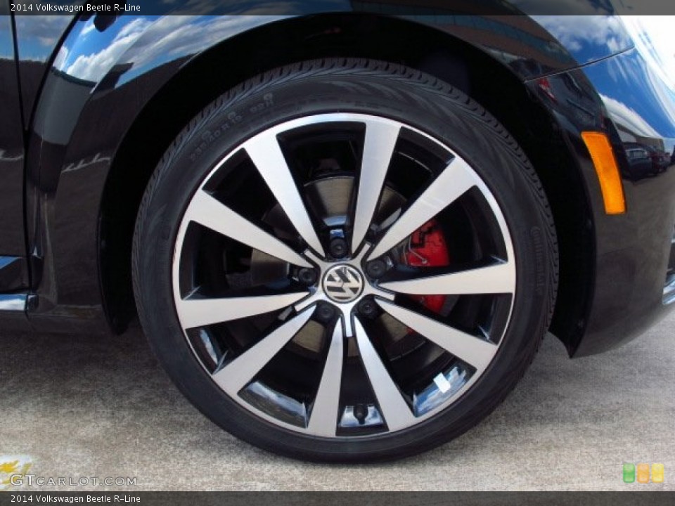 2014 Volkswagen Beetle R-Line Wheel and Tire Photo #86711394