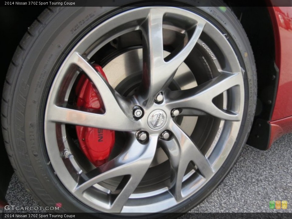 2014 Nissan 370Z Sport Touring Coupe Wheel and Tire Photo #86712990