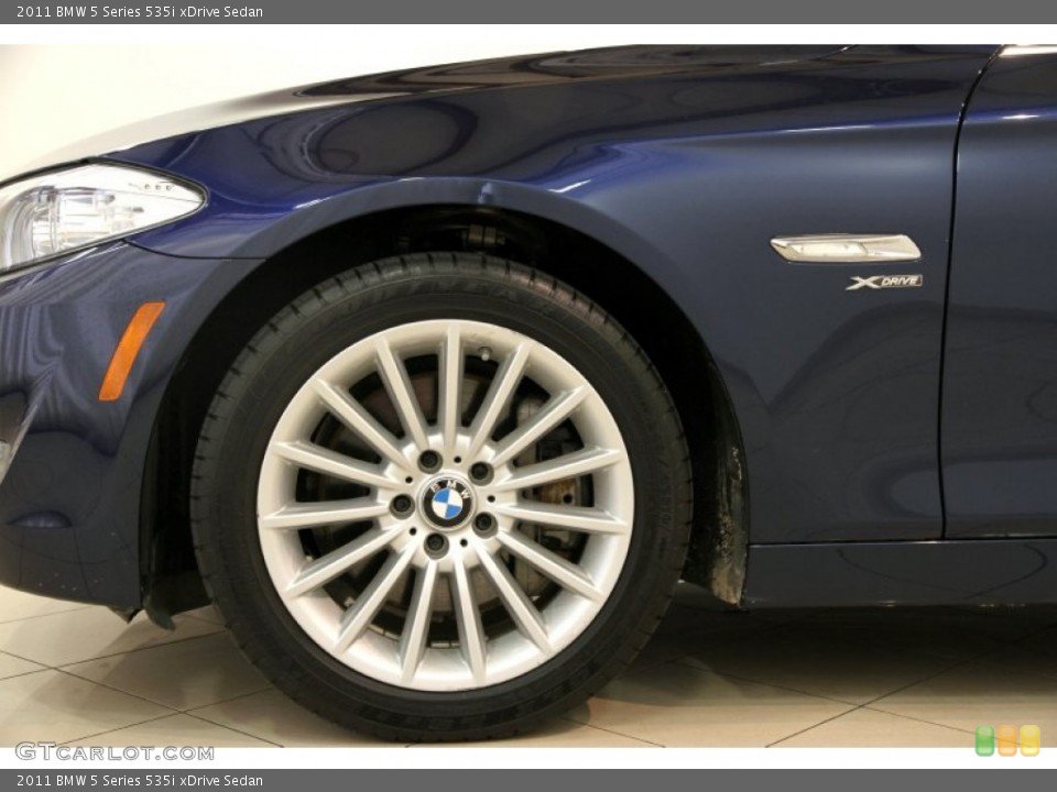 2011 BMW 5 Series 535i xDrive Sedan Wheel and Tire Photo #86715150