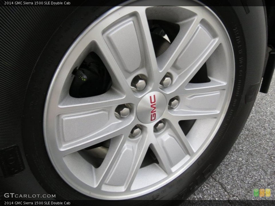 2014 GMC Sierra 1500 SLE Double Cab Wheel and Tire Photo #86717076