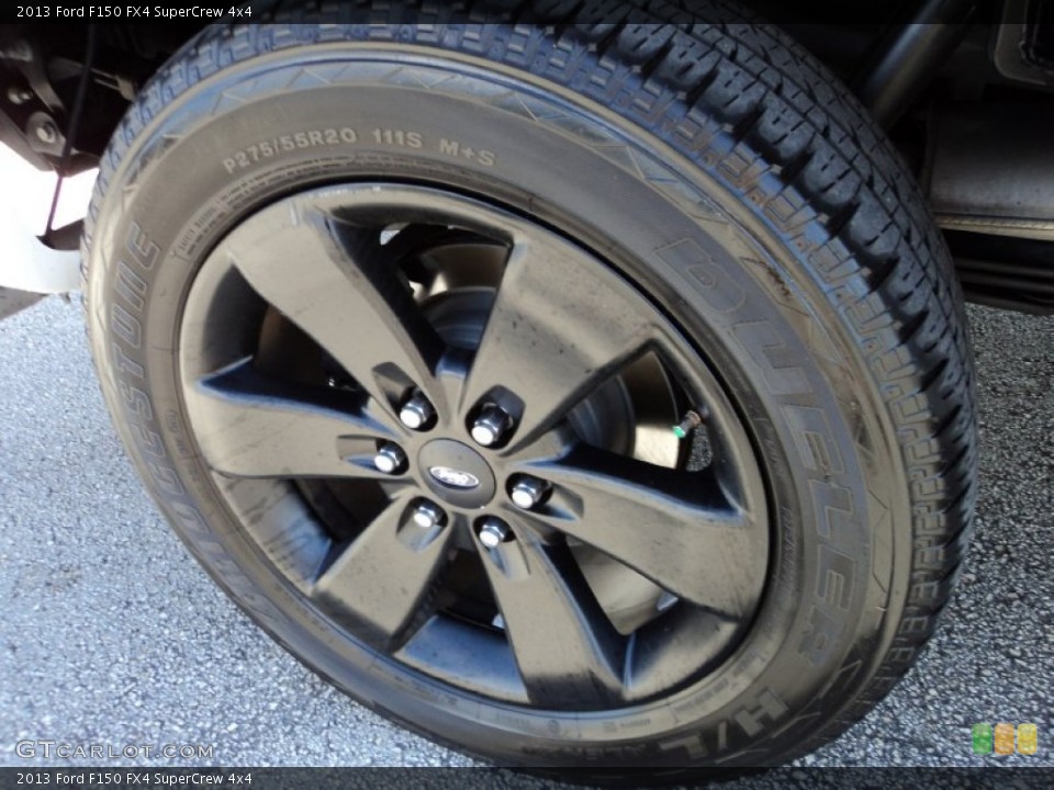 2013 Ford F150 FX4 SuperCrew 4x4 Wheel and Tire Photo #86730336