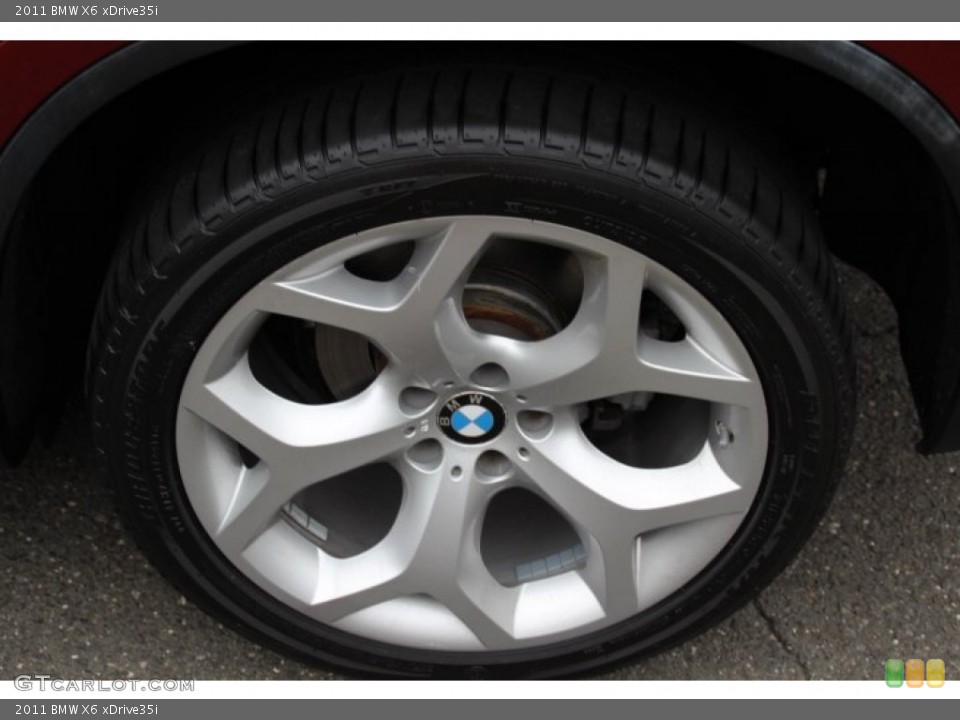 2011 BMW X6 xDrive35i Wheel and Tire Photo #86733630