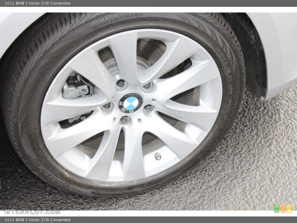 2011 BMW 3 Series 328i Convertible Wheel and Tire Photo #86757294