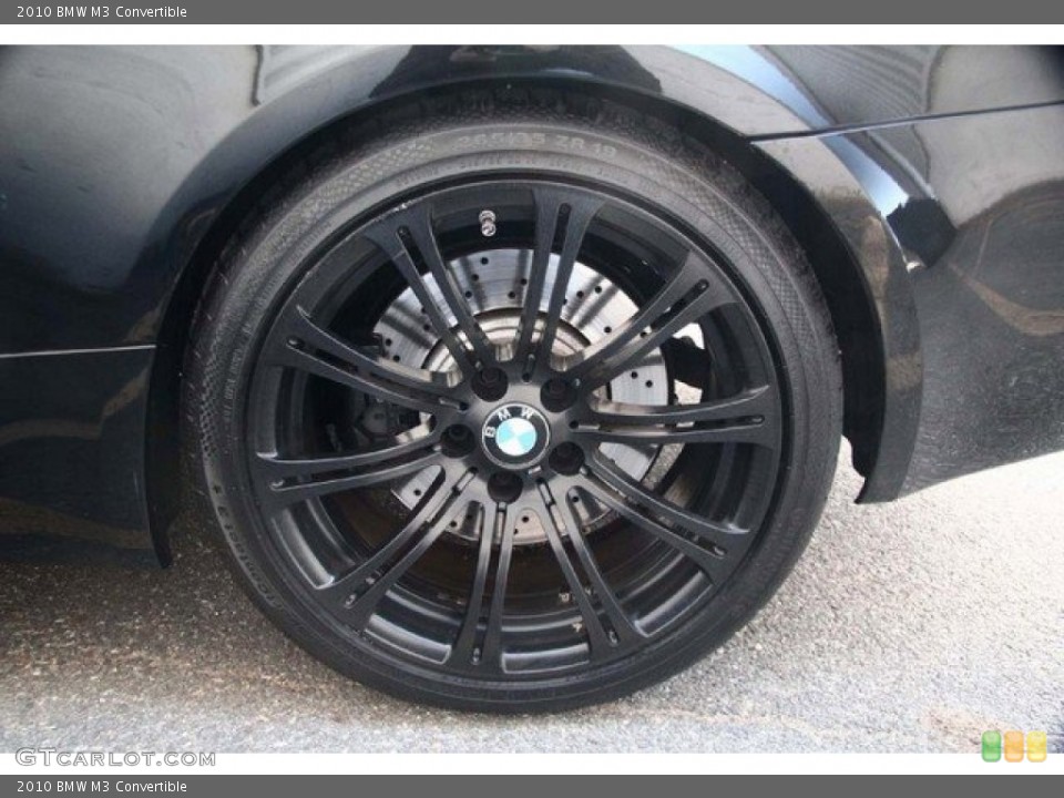2010 BMW M3 Convertible Wheel and Tire Photo #86761443