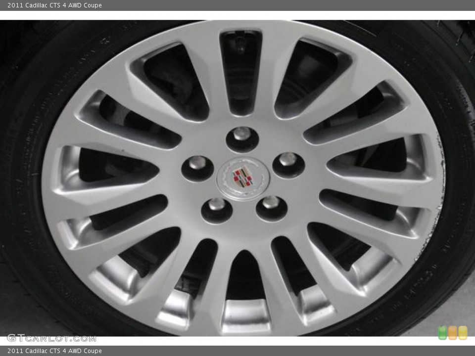 2011 Cadillac CTS 4 AWD Coupe Wheel and Tire Photo #86763006