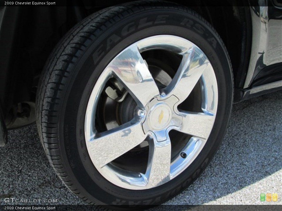 2009 Chevrolet Equinox Sport Wheel and Tire Photo #86771295