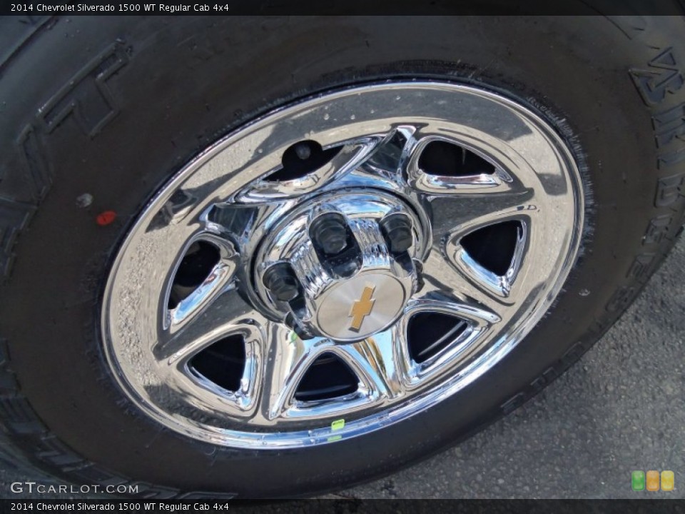 2014 Chevrolet Silverado 1500 WT Regular Cab 4x4 Wheel and Tire Photo #86783667