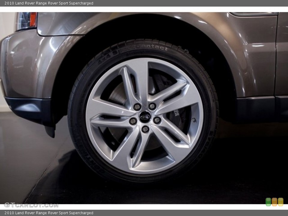 2010 Land Rover Range Rover Sport Supercharged Wheel and Tire Photo #86788575