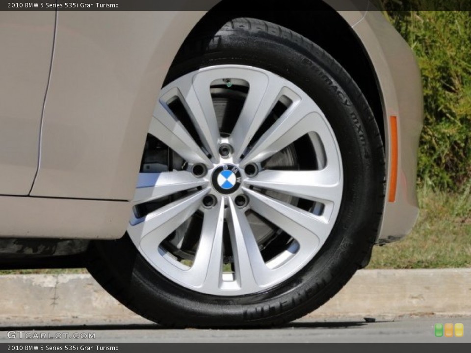2010 BMW 5 Series 535i Gran Turismo Wheel and Tire Photo #86808090